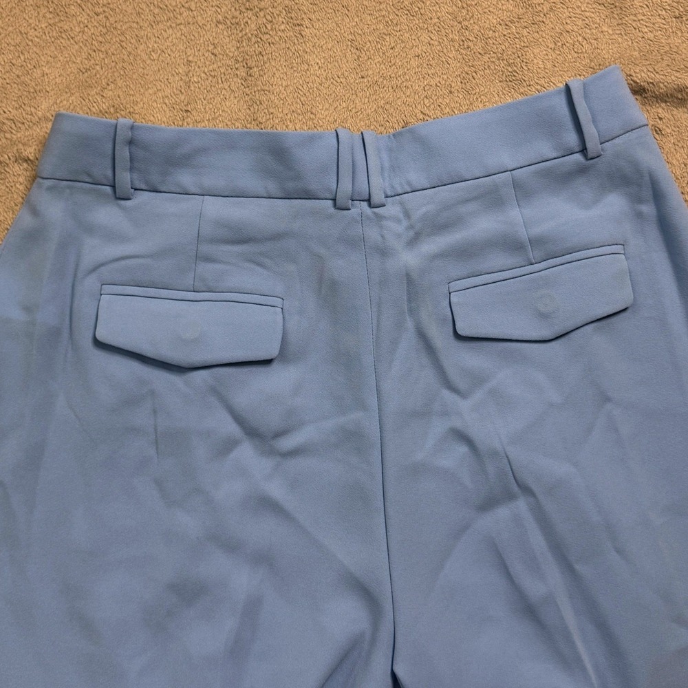 J. Crew Brand New Essential Wide Leg Pant Periwinkle Blue Pleated Size 12 NWT - Picture 10 of 10